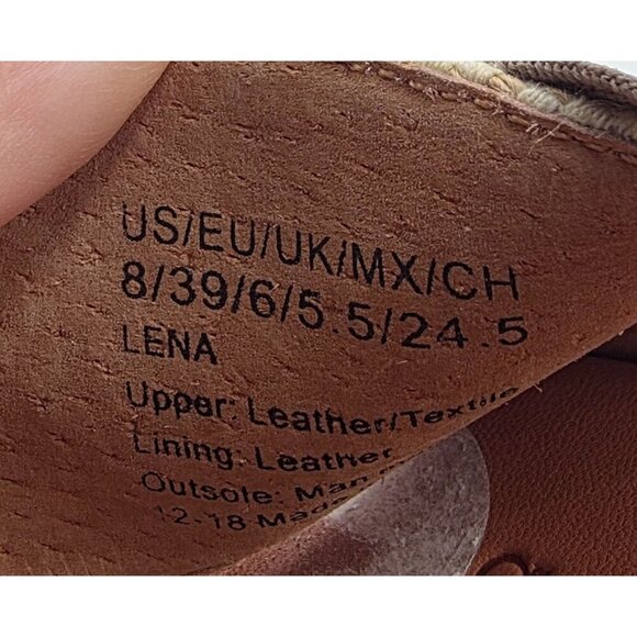 Women's - Gentle Souls by Kenneth Cole Lena Wedge Leather Sandals, Size 8 - Picture 7 of 10